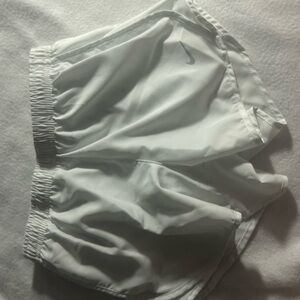 Nike White Athletic Shorts